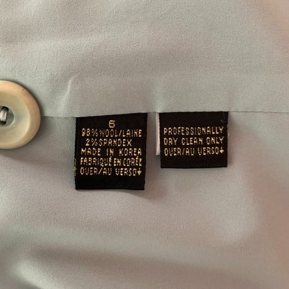 Dana Buchman Robin's-Egg Blue Spring Coat - Picture 12 of 14